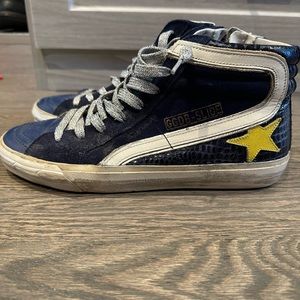 Golden Goose Slide High Top Sneakers - size 38 - very good condition